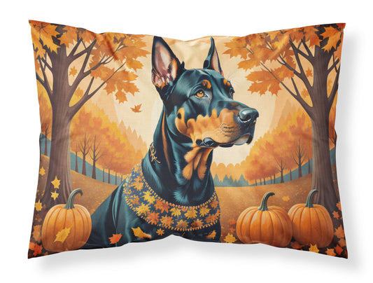 Doberman Pinscher Fall Standard Pillowcase